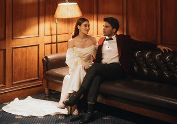 Aaliyah Massaid Pakai Gaun Pengantin Kerah Rendah, Aura Elegan Calon Istri Thariq Halilintar Curi Perhatian