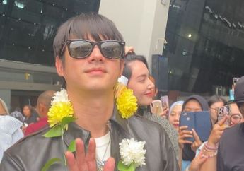 Datang ke Indonesia, Mario Maurer dan Davika Hoorne Disambut Fans, Bandara Auto Membiru