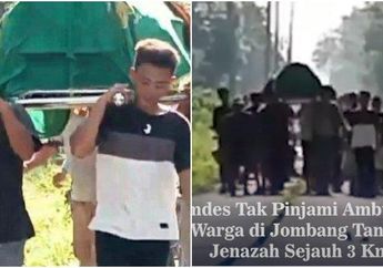 Viral, Tak dapat Izin Gunakan Ambulans, Warga Jombang Terpaksa Tandu Jenazah Sejauh 3 Km
