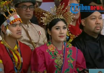 Erina Gudono, Kaesang Pangarep dan Didit Prabowo Duduk Bersama Ikuti Upacara HUT RI ke-79 di IKN