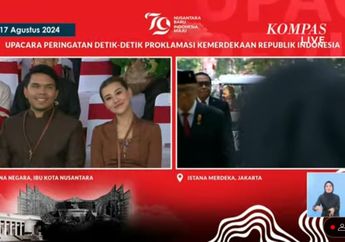 Aaliyah Massaid dan Thariq Halilintar Kenakan Busana Adat Jawa saat Hadiri Upacara Kemerdekaan di IKN