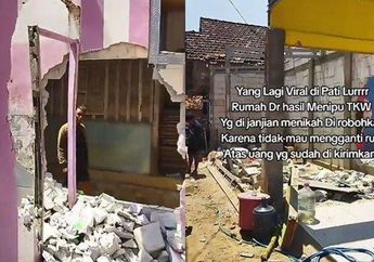 Sakit Hati Ditinggal Nikah, TKW Ini Robohkan Rumah Pacarnya di Pati yang Dibangun Pakai Uangnya