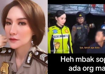 Viral Video Polwan yang Tegur Pria Makan Sambil Ngobrol Tak Sopan, Ternyata Ini Sosoknya