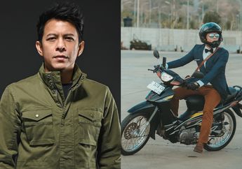 Gantengnya Ariel NOAH saat Naik Motor Bebek Jadul Bareng The Dudas Minus One, Aksinya di Mandalika Ini Bikin Netizen Meleleh!