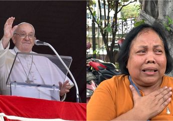 Tangis Haru Febri Saat Melihat Paus Fransiskus di Jakarta, Rela Naik Ojol Buru-buru dari Slipi: Tuhan Yesus Baik...