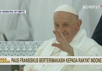 Viva Il Papa Bergemuruh di GBK, Umat Katolik Seluruh Indonesia Sampaikan Terima Kasih kepada Paus Fransiskus