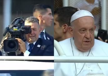 Viral Cameraman Paus Fransiskus Menangis saat Ambil Gambar, Terharu Melihat Sambutan Jemaat Misa Akbar di GBK