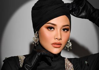 Makin Ramping Banjir Pujian Netizen, Intip Gaya Serba Hitam Aurel Hermansyah Kondangan Bareng Suami 