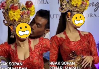 Viral Penari Dicium Pria Tak Dikenal, Aura dan Senyumnya Langsung Hilang saat Tampil, Netizen Auto Ngamuk: Laporin, itu Pelecehan!