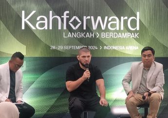Mantan Atlet UFC Khabib Nurmagomedov Antusias Sapa Fans Indonesia: Apa Kabar!