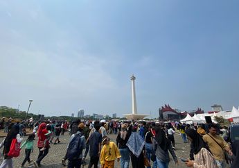 Puncak HUT TNI di Monas, Jalanan Sekitar Gambir Macet Parah