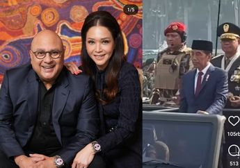 Masyaallah, Cantiknya Maia Estianty saat Jadi Tamu Undangan HUT ke-79 TNI, Pakai Kebaya Cokelat bak Putri Bangsawan!