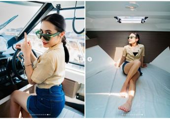 Daebak! Prilly Latuconsina Ngaku Bisa Nyetir Kapal daripada Mobil, sang Artis Auto Pamerkan Fasilitas di Yacht: Kado untuk Diriku