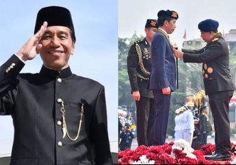 Lengser dari Jabatan Presiden RI, Jokowi Dianugerahi Medali Kehormatan Ini oleh Polri, Wajah Lelahnya Justru jadi Sorotan