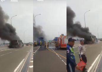 Innalillahi, Bus Pariwisata yang Ditumpangi 58 Anak TK Hangus Terbakar di Tol Jatinegara, Sopir Lakukan Aksi ini Sebelum Api Membesar
