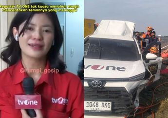 Nyesek! Tangis Reporter TV One Pecah saat Kenang Pertemuan Terakhir dengan Para Jurnalis Korban Kecelakaan Maut di Tol Pemalang
