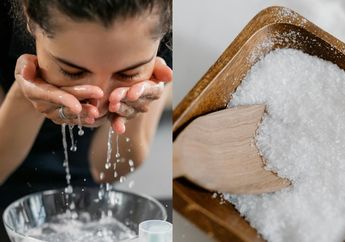Cuma Iseng Cuci Muka Pakai Air Garam, Wanita ini Syok Wajahnya Makin Glowing Seperti Pakai Skincare Mahal