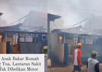 Keterlaluan, Gegara Tak Dibelikan Motor, Anak 21 Tahun yang Sudah Nikah Bakar Rumah Orang Tuanya di Cirebon