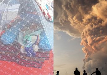 Viral, Korban Erupsi Gunung Lewotobi Laki-laki Melahirkan Bayinya di Pengungsian, Beri Nama Tokoh Penting Ini pada sang Bayi