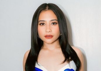 Dipuji Elegan dan Berkelas, Prilly Latuconsina Banjir Pujian Saat Kenakan Dress Kemben Biru