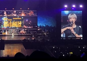 Unjuk Bakat di Jakarta, Chanyeol EXO Main Gitar Hingga Drum Sambil Tutup Mata