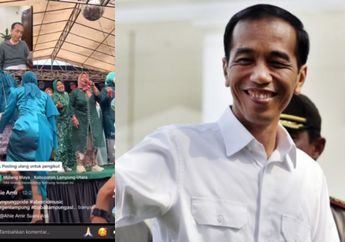 Momen Lucu Jokowi saat Lihat Video Emak-emak Nyanyi Lagu 'Waktu Ku Kecil', Presiden RI ke-7 Ikut Joget