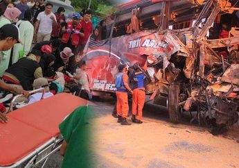 Tak Kuat Menanjak, Sebuah Truk Hantam Mundur Bus Rombongan Siswa SMP di Tol Pandaan- Malang, Sebabkan Korban Jiwa