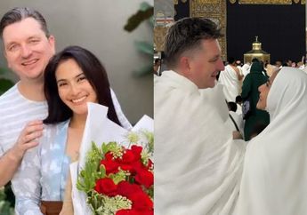 Boyong Suami Bulenya Umrah, Intip Potret Romantis Maudy Koesnaedi dan Erik Meijer di Tanah Suci