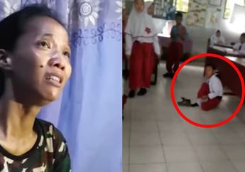 Jalan Kaki ke Sekolah, MI Tak Boleh Ikut Belajar di Kelas Gara-gara Nunggak SPP, Ibunda Nangis Lihat Anaknya Ngemper di Lantai