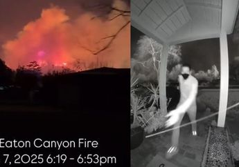 Nekat Tinggal di Rumah Saat Kebakaran LA, Warga di Altadena Kejar-kejaran dengan Api Saat Evakuasi