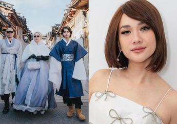 Bak Permaisuri! Cantiknya BCL Pakai Hanbok saat Plesiran ke Korea Selatan, Dikawal 2 Bodyguard Ganteng