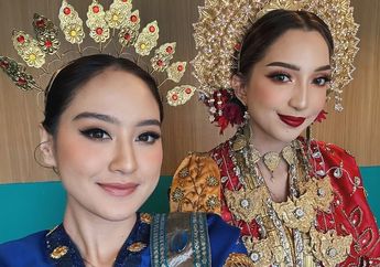 Potret Menawan Salshabilla Adriani Berbalut Baju Bodo khas Bugis Saat Jadi Bridesmaid