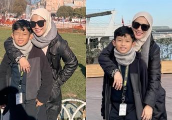 Masya Allah, Momen Okie Agustina Berangkat Umrah Bareng si Bungsu, Ternyata Dibiayai oleh Sosok Ini