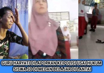Viral Gegara Hukum Siswa Duduk di Lantai, Guru di Medan Dilaporkan, Terungkap Gaji Cuma Rp 600 Ribu