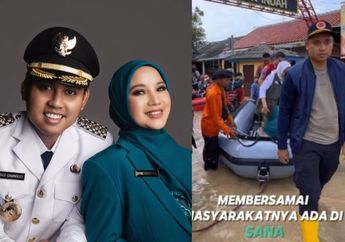 Tolong Korban Banjir Kendal, Chacha Frederica dan Suami Buka Rumah Dinas Jadi Pengungsian Warga, Aksinya Panen Pujian