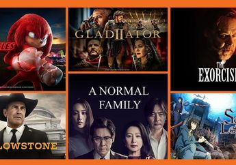 2025 Makin Seru Nonton GLADIATOR II, THE EXORCISM Hingga Serial Spin-off Sonic the Hedgehog KNUCKLES