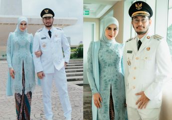 Resmi Jadi Istri Bupati, Gaya Kalem Syahnaz Sadiqah saat Pelantikan Jeje Govinda Jadi Sorotan