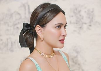 Potret Shandy Aulia Berbalut Kebaya Brokat dan Rok Batik, Bisa Jadi Referensi Model Kebaya!