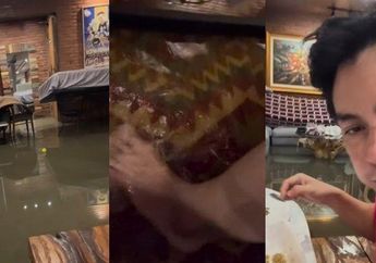 Imbas Banjir Jakarta, Baim Wong Jalani Sahur Meski Rumahnya Digenangi Air