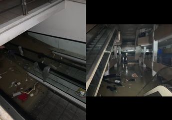 Detik-detik Mall di Bekasi Diterjang Banjir Bandang, Pengunjung Kocar-kacir Selamatkan Nyawa