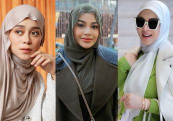 Cocok Buat Lebaran! Intip Tren Hijab Artis 2025, Dari Syahrini, Aurel Hermansyah hingga Lesti Kejora