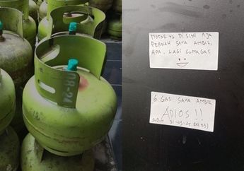 Viral, Pencuri Tinggalkan Surat Usai Menggasak 6 Gas Elpiji, Polisi Langsung Respon Begini