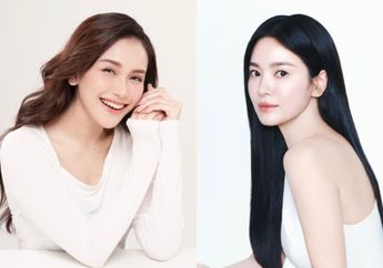 Gemesnya Ayu Ting Ting Kembaran Piyama dengan Song Hye Kyo, Aura Cantiknya Bikin Meleleh! 