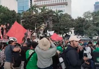 Kordinator Sindir Driver yang Rebahan, Aksi Demo Ojol yang Semula Damai Berubah Rusuh