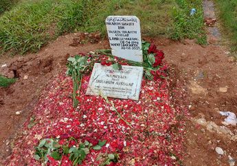 Suasana Makam Suami Najwa Shihab, Satu Liang Lahat dengan Mendiang Putrinya