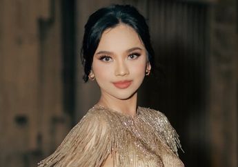 Duet Bareng Bunda Inul, Lyodra Tampil Anggun Berbalut Gaun Emas Rancangan Hian Tjen