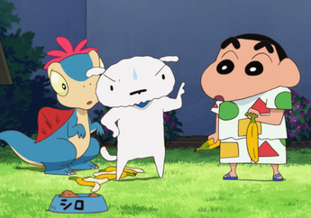 Sinopsis Crayon Shinchan The Movie: Our Dinosaur Diary,&nbsp;Dinosaurus Obrak-abrik Tokyo!