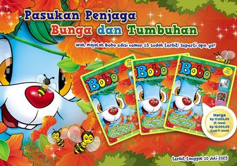 Majalah Bobo Edisi 14 Tahun 53 Sudah Terbit, Cari Tahu Hewan yang Berperan Menjaga Bunga dan Tumbuhan, yuk!