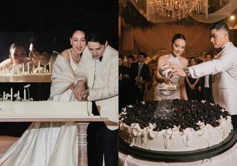 4 Pasangan Selebriti yang Gunakan Kue Pernikahan Satu Tingkat Saat Menikah, Elegan dan Modern!
