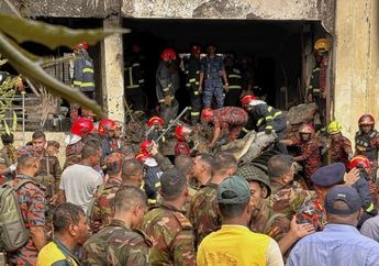Innalillahi, Jet Tempur Bangladesh Tabrak Sekolah dan Universitas di Ibu Kota Dhaka, 20 Orang Dilaporkan Tewas